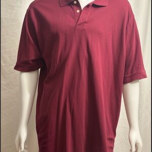 Nordstrom Deep Red Polo Shirt